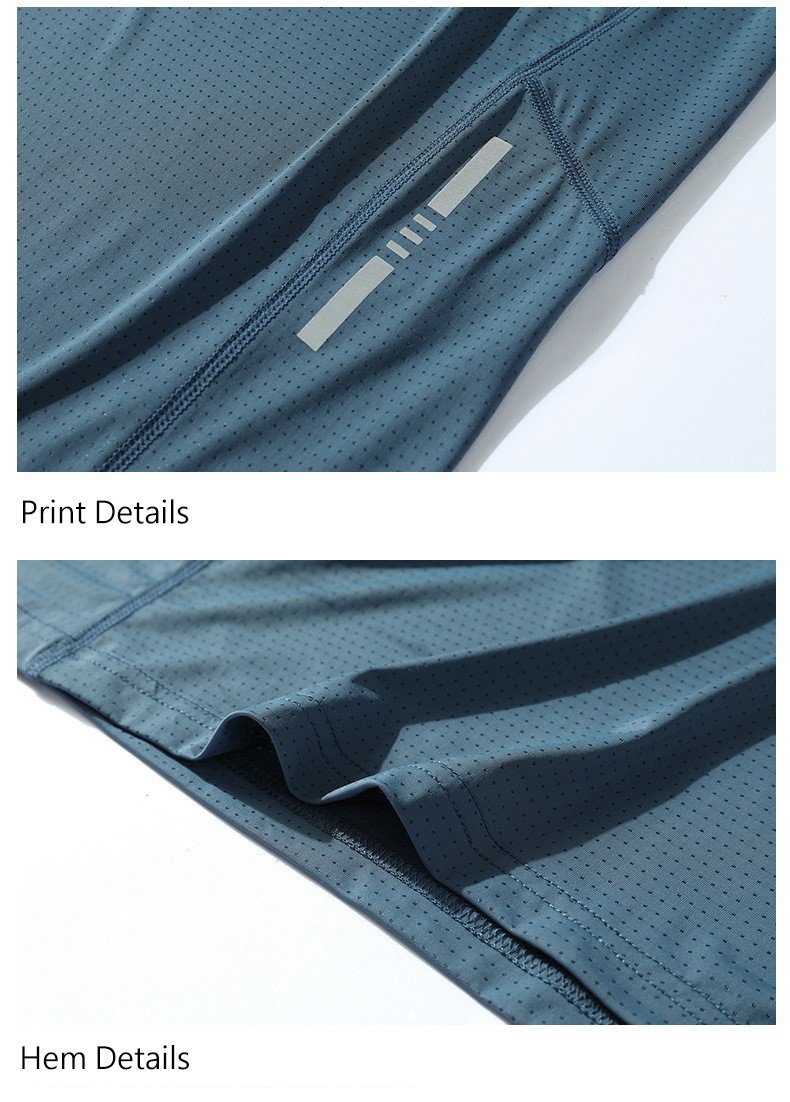 Yuanyi Apparel -Mesh Sports T Shirt - Lightweight Running Shirt & Quick Dry Gym Tee 006 08-Yuanyi Apparel