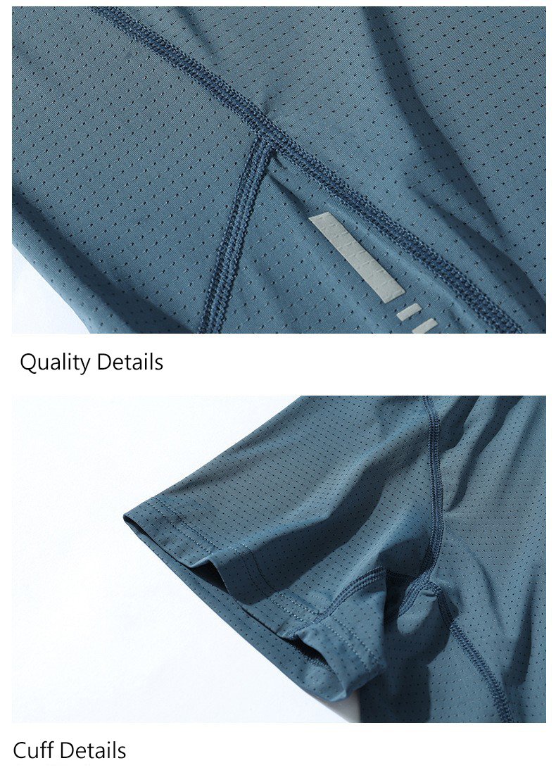 Yuanyi Apparel -Mesh Sports T Shirt - Lightweight Running Shirt & Quick Dry Gym Tee 006 09-Yuanyi Apparel