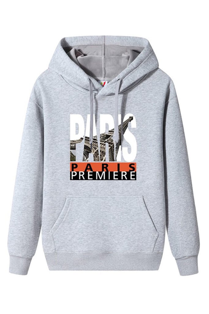 Wholesale Unisex Flower gray Hoodies