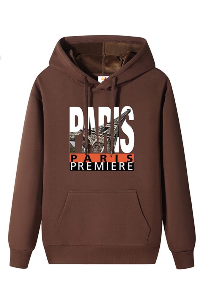 Wholesale Unisex Brown Hoodies