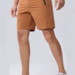 Side view of custom shorts by premium mens shorts manufacturers, perfect for hiking and climbing, product number YY026.