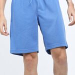 Front view of Custom Gym Shorts Mens in black, designed for workout comfort, YY025.
